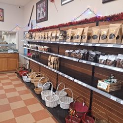 Hercules Candy - Treats -  sponge candy, chocolate bark, sponge candy, vegan treats, and the viewing window.
