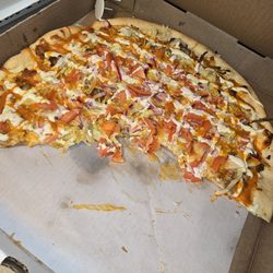 Taco pizza pie