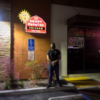 Krispy Krunchy Chicken - Front of the location - Fast Food Near Me - Fullerton, California
