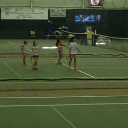 Louisville Indoor Racquet Club - She is so excited to be learning Tennis....