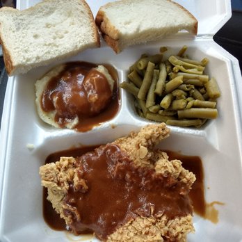 Gg's Corner Cafe - Breaded pork cutlet lunch $7.50 - Cafes Near Me - Marion, Texas