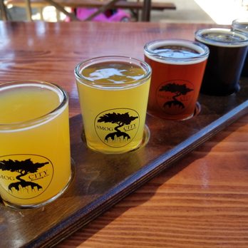 Smog City Brewing Co - Another angle of my flight - Breweries Near Me - Long Beach, California Smog City Brewing Co - Another angle of my flight - Breweries Near Me - Long Beach, California
