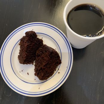 Petit Monde Bistro & Cafe - Double chocolate muffin and coffee. Delicious! - Breakfast & Brunch Near Me - Washington, DC, District of Columbia Petit Monde Bistro & Cafe - Double chocolate muffin and coffee. Delicious! - Breakfast & Brunch Near Me - Washington, DC, District of Columbia