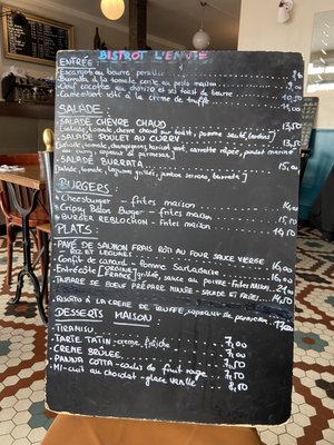 Menu photo 4 L'Envie Paris, 75 Menu photo 4 L'Envie Paris, 75