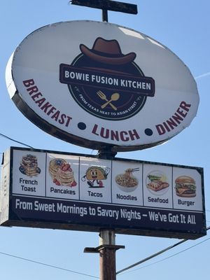 Menu photo 1 Bowie Fusion Kitchen Bowie, TX