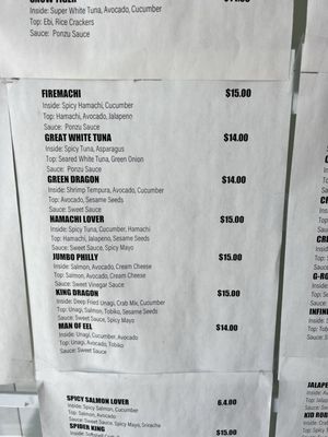 Menu photo 4 The Sushi Heroes San Jose, CA