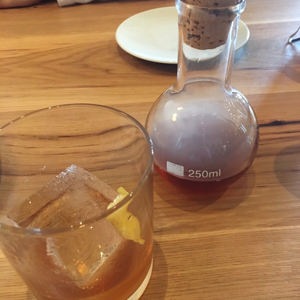 Bos Taurus - The smoky Manhattan and must have! - Steakhouses Near Me - Bend, Oregon