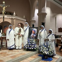 Saint Clare Catholic Church - The feast day of St. Mother Teresa! Sisters from her order came to visit for the special mass today 9.5.24