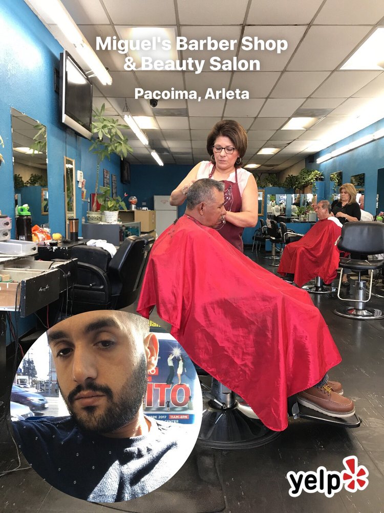 Miguel's Barber Shop & Beauty Salon Logo