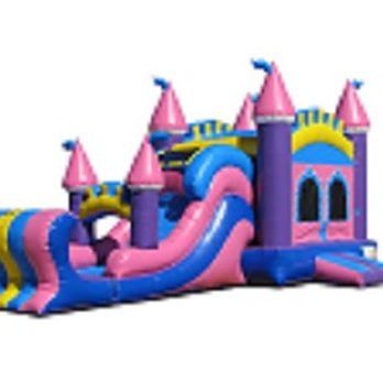 Bounce Nation - The entire royal court will enjoy this princess fantasy. This Princess Combo Rental features a side slide out from the bounce area. - Party Equipment Rentals Near Me Bounce Nation - The entire royal court will enjoy this princess fantasy. This Princess Combo Rental features a side slide out from the bounce area. - Party Equipment Rentals Near Me