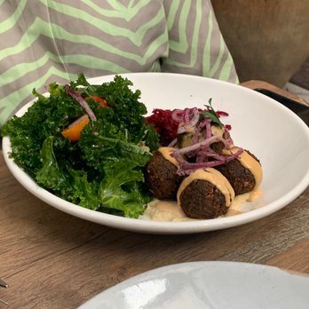 Delbar Middle Eastern - Falafel plate - Persian/Iranian Near Me - Atlanta, Georgia