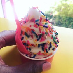Turkberry - Soft serve vanilla treat with sprinkles