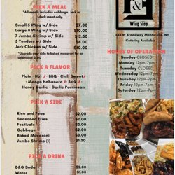 F&F Wing Stop - Menu