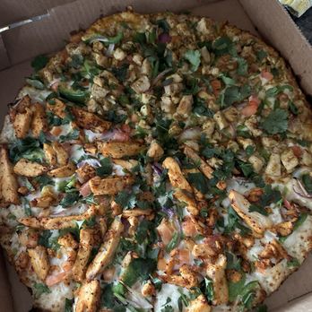 Curry Pizza House Fremont Blvd - Half tandoori / half curry - Pizza Near Me - Fremont, California Curry Pizza House Fremont Blvd - Half tandoori / half curry - Pizza Near Me - Fremont, California