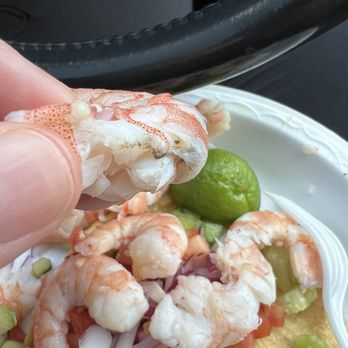 Mariscos Los Corales - Multiple pieces of shrimp not cleaned... - Seafood Near Me - Santa Ana, California