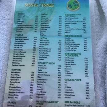 Lido - Menu - Seafood Near Me - Playa del Carmen, ROO Lido - Menu - Seafood Near Me - Playa del Carmen, ROO