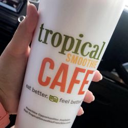 Tropical Smoothie Cafe - Went here for the first time the other day and it was great! Amazing service, food, and smoothies. I will definitely go back!