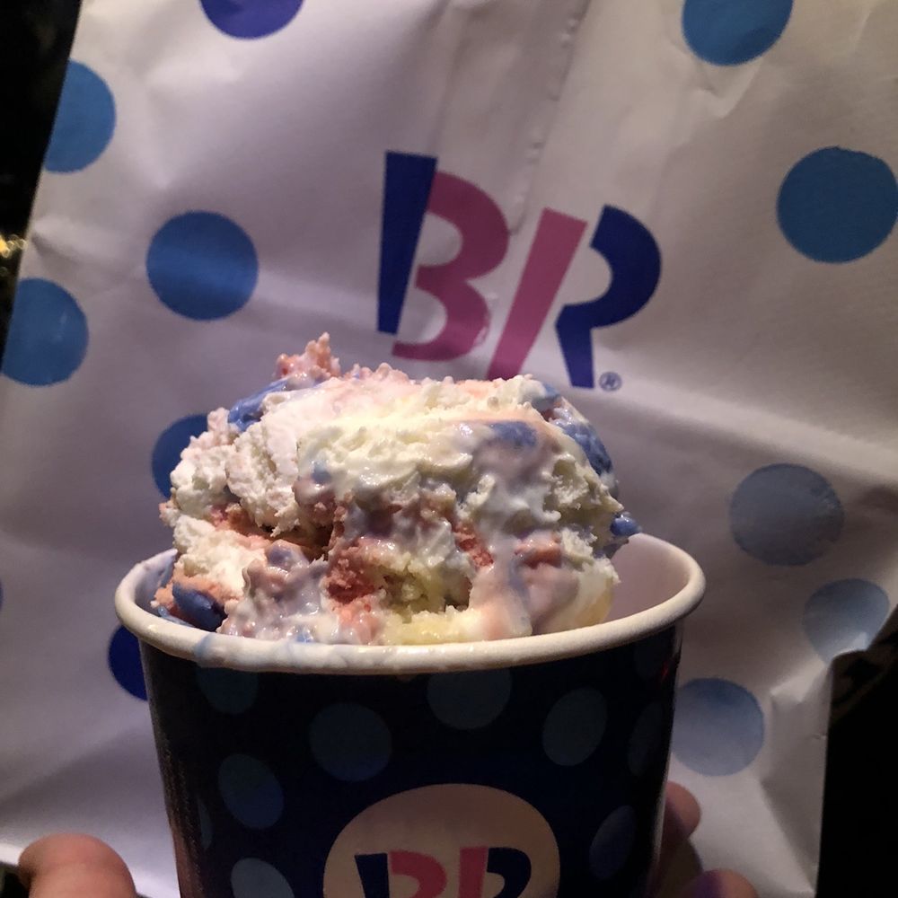 Baskin-Robbins - America's birthday cake on top and Flavor of the month Beach Day below. - Ice Cream & Frozen Yogurt Near Me - Glendale, Arizona