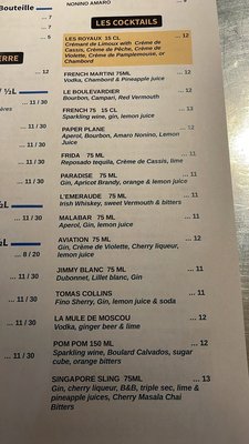 Menu photo 5 Le Paradis Brasserie Bistro Toronto, ON Menu photo 5 Le Paradis Brasserie Bistro Toronto, ON