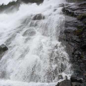 Alaska Tales - Nugget Falls, It's hard to believe this is all meltwater. - Whale Watching Tours Near Me - Juneau, Alaska Alaska Tales - Nugget Falls, It's hard to believe this is all meltwater. - Whale Watching Tours Near Me - Juneau, Alaska