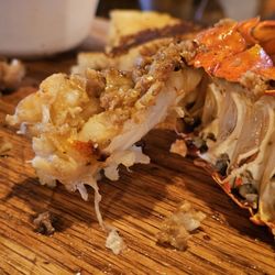 Mariscos Nayarit - Close-up of the mini lobster tail meat and shell.