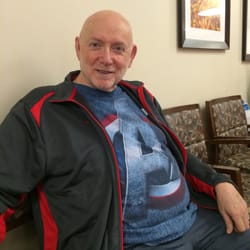 Doctors Hospital - John (Avenger) with my honey, Marsha, while her mom is in outpatient surgery at Doctors Hospital West.