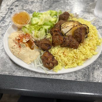 Sahara Middle Eastern Cuisine - Lamb Kabob plate - Middle Eastern Near Me - Pasadena, California Sahara Middle Eastern Cuisine - Lamb Kabob plate - Middle Eastern Near Me - Pasadena, California