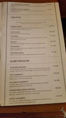 Menu photo 7 Globe Bookstore & Café Prague, PR