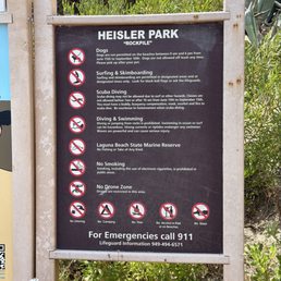 Heisler Park Rules