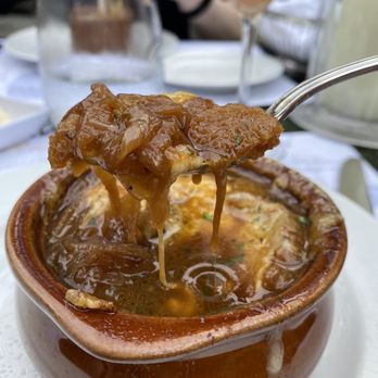 Golden Pheasant Inn - French Onion Soup (fantastic) - New American Near Me - Erwinna, Pennsylvania