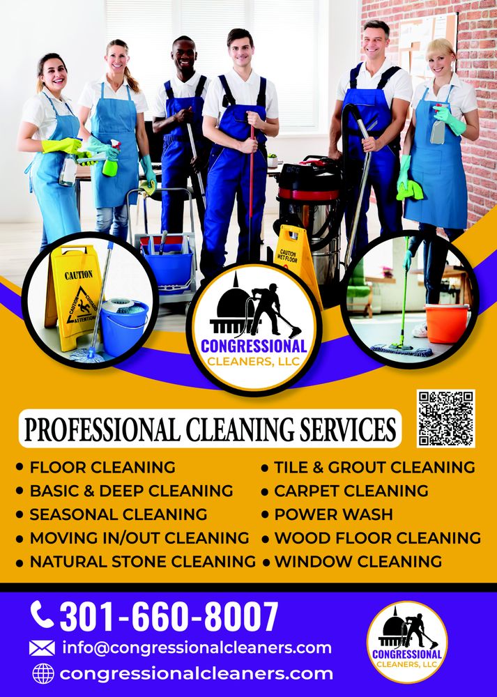 CONGRESSIONAL CLEANERS Request a Quote Bowie, Maryland Office