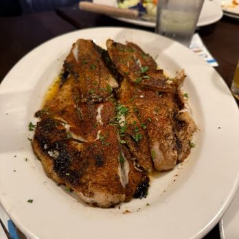 Skull Creek Dockside - Blackened redfish we caught and brought to the restaurant. - Seafood Near Me - Hilton Head Island, South Carolina Skull Creek Dockside - Blackened redfish we caught and brought to the restaurant. - Seafood Near Me - Hilton Head Island, South Carolina