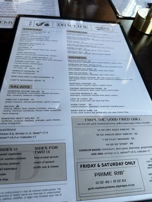 Menu photo 1 Draper's Steak & Seafood Fairfax, VA