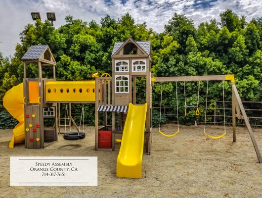 Playground / Play set - Playground Assembly Services | Safe, Professional Installation by Speedy Assembly

Turn your backyard into a fun and safe play space with professional playground assembly services by Speedy Assembly. We specialize in assembling all types of playground equipment so your kids can enjoy it sooner—without the stress, tools, or complicated instructions.

We handle everything from small swing sets to large backyard playground systems, always with a focus on safety, stability, and clean installation.

We assemble:
✔️ Backyard playground sets and play systems
✔️ Swing sets (wood, metal, and composite)
✔️ Slides, climbing walls, and monkey bars
✔️ Playhouses and multi-feature playsets
✔️ Costco, Home Depot, Wayfair, and all major brands

Every installation is carefully leveled, securely anchored, and built according to manufacturer specifications for maximum safety and durability.

Why choose Speedy Assembly?
✔️ Playground assembly experts
✔️ Safety-first installation approach
✔️ Fast, reliable, and efficient service
✔️ Clean and professional setup
✔️ Trusted local business since 2017
✔️ 5-star rated on Yelp with 100+ satisfied customers

Skip the frustration and time-consuming setup—let our experienced team handle your playground installation from start to finish.

📍 Serving Orange County and surrounding areas

SEO Keywords:
playground assembly, swing set installation, backyard playground setup, playset assembly service, kids playground installation, jungle gym assembly, outdoor playset installer, wooden swing set assembly, playground installer near me, home playground setup, outdoor kids equipment assembly