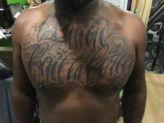 Chest, Neck, & Back Tattoos - With over 20+ years of combined tattoo expert experience, Ottawa Ink is Ottawa's premier tattoo and piercing shop for discerning tattoo and piercing clients. We specialize in Conch Piercing, Ear Lobe Piercing, Ear Cartilage Piercing, & Eyebrow Piercing. Our expert tattoo artists can execute custom themes for your body artwork ranging contemporary art themes to Japanese style tattoos. Our shop is maintained to the highest hygienic standards, and also provides a laidback & friendly atmosphere. Call today to schedule your free consultation for your tattooing or piercing needs.