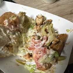 Smash N Wings - Chicken Sub (throwback to 2008) was sitting since 2008 that's how cold it was . Inedible I tried to power through but it was disgusting cold