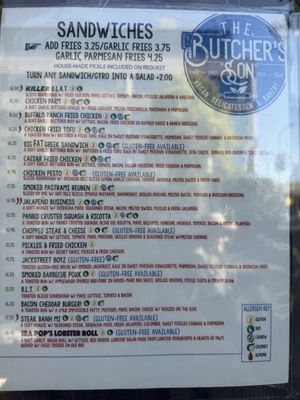 Menu photo 4 The Butchers Son Berkeley, CA