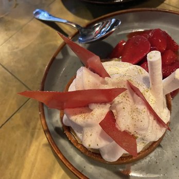 Wabi on Rose - Dessert menu: Kabosu Lime Tart. - Sushi Bars Near Me - Venice, California Wabi on Rose - Dessert menu: Kabosu Lime Tart. - Sushi Bars Near Me - Venice, California