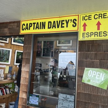 Captain Davey's Ice Cream & Espresso - Frontage - Coffee & Tea Near Me - Bodega Bay, California
