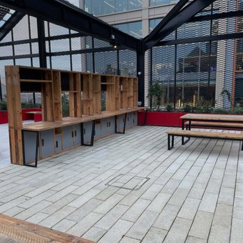 Glasgow Wood - reclaimed scaffold board outdoor storage and seating - Furniture Stores Near Me - Glasgow, GLG