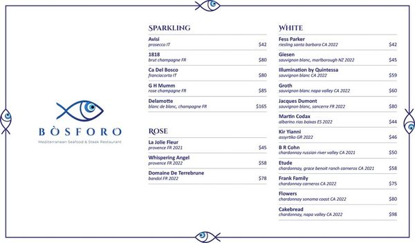 Menu photo 8 Bosforo Miramar Beach, FL Menu photo 8 Bosforo Miramar Beach, FL