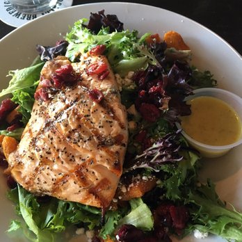 The Whiskey Kitchen - Salad with added salmon - Gastropubs Near Me - Virginia Beach, Virginia The Whiskey Kitchen - Salad with added salmon - Gastropubs Near Me - Virginia Beach, Virginia