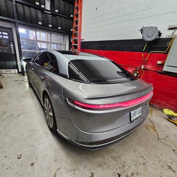 Ultimate Tint - 2025 Lucid Air Touring Tinted Xpel Ceramic Front Windshield 50% and 15% all around - Car Window Tinting Near Me