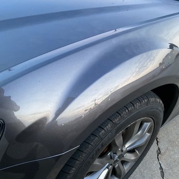 Incidents Paintless Dent Removal - Front left fender, after - Body Shops Near Me