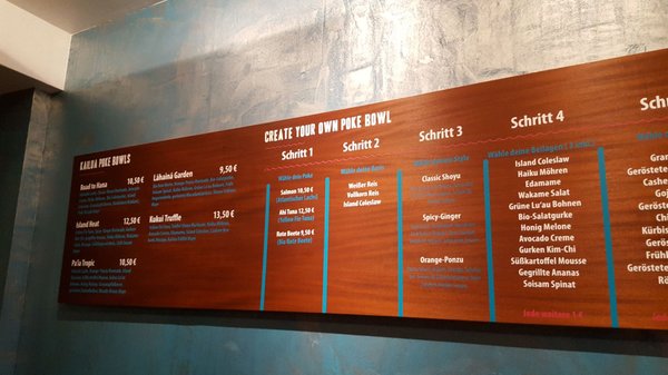 Menu photo 1 Kailua Poké Hamburg, HH