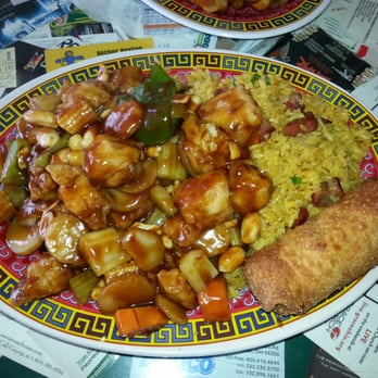 A-Wok Restaurant - Kung bo chicken combination - Chinese Near Me - Akron, Ohio A-Wok Restaurant - Kung bo chicken combination - Chinese Near Me - Akron, Ohio