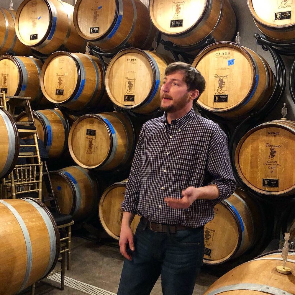 Pearmund Cellars - The winemaker discussing Chardonnay components - Wineries Near Me - Broad Run, Virginia Pearmund Cellars - The winemaker discussing Chardonnay components - Wineries Near Me - Broad Run, Virginia