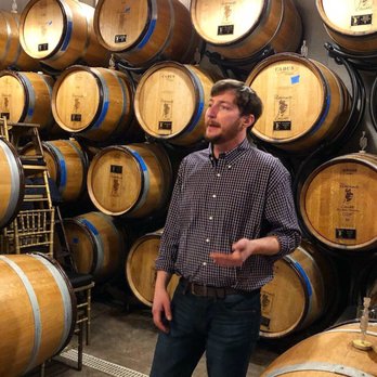 Pearmund Cellars - The winemaker discussing Chardonnay components - Wineries Near Me - Broad Run, Virginia