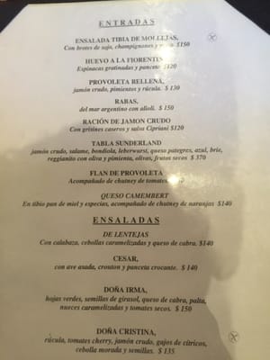 Menu photo 1 Sunderland Bar Rosario, S Menu photo 1 Sunderland Bar Rosario, S