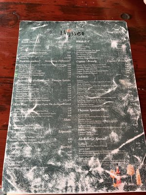 Menu photo 1 Café Thijssen Amsterdam, NH Menu photo 1 Café Thijssen Amsterdam, NH